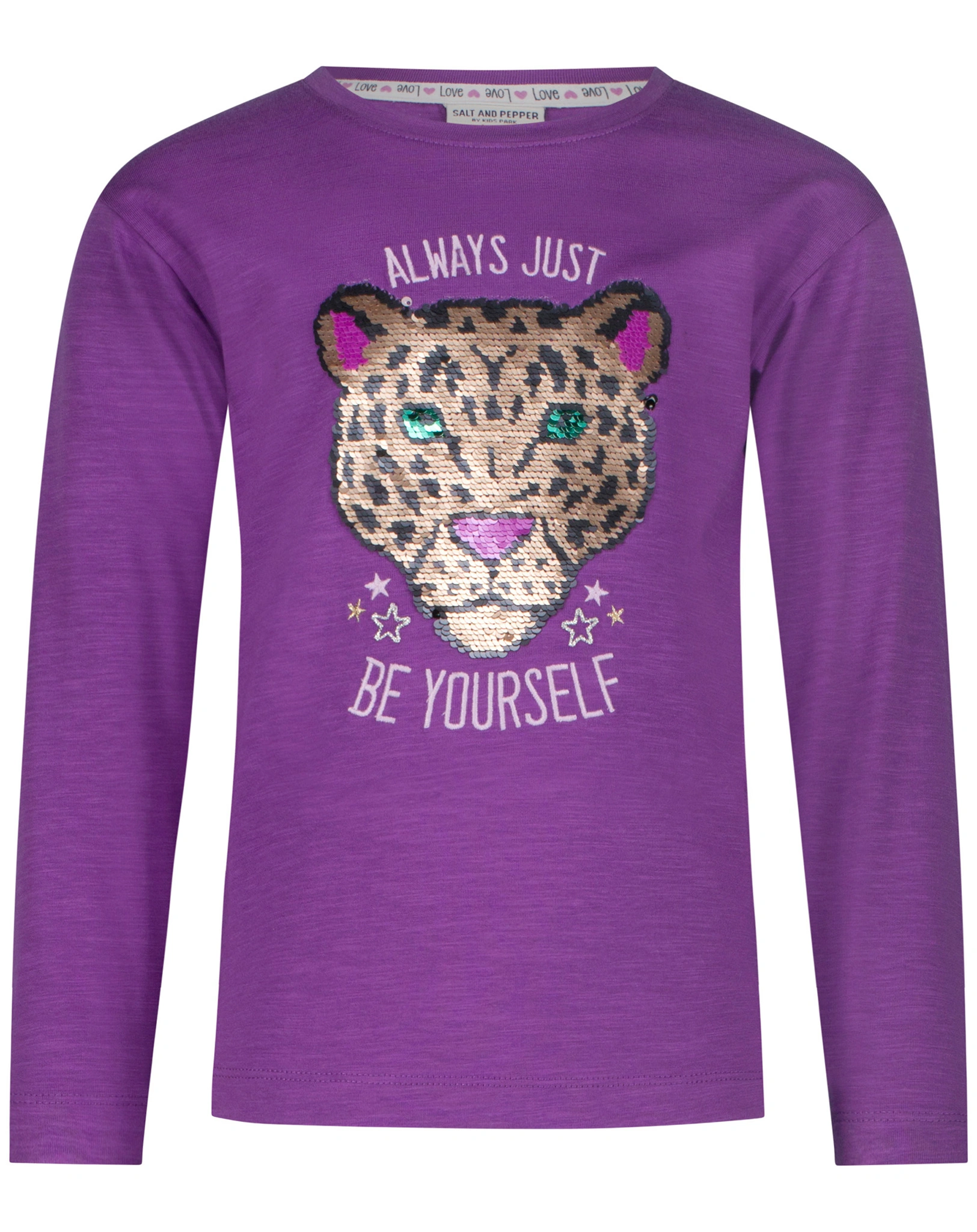 Langarmshirt GOOD TIMES - LEO HEAD in grape