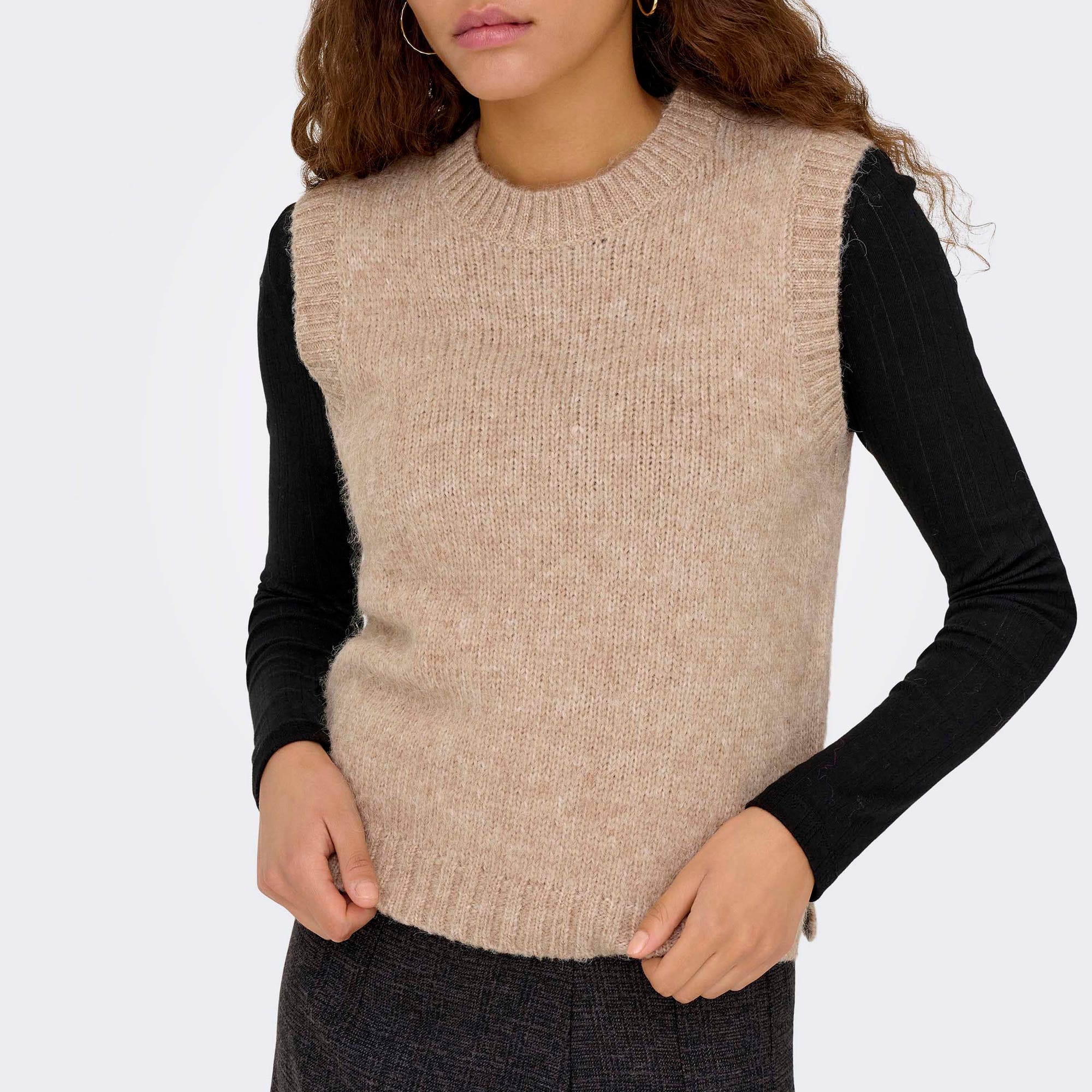 Gilet Femme beige