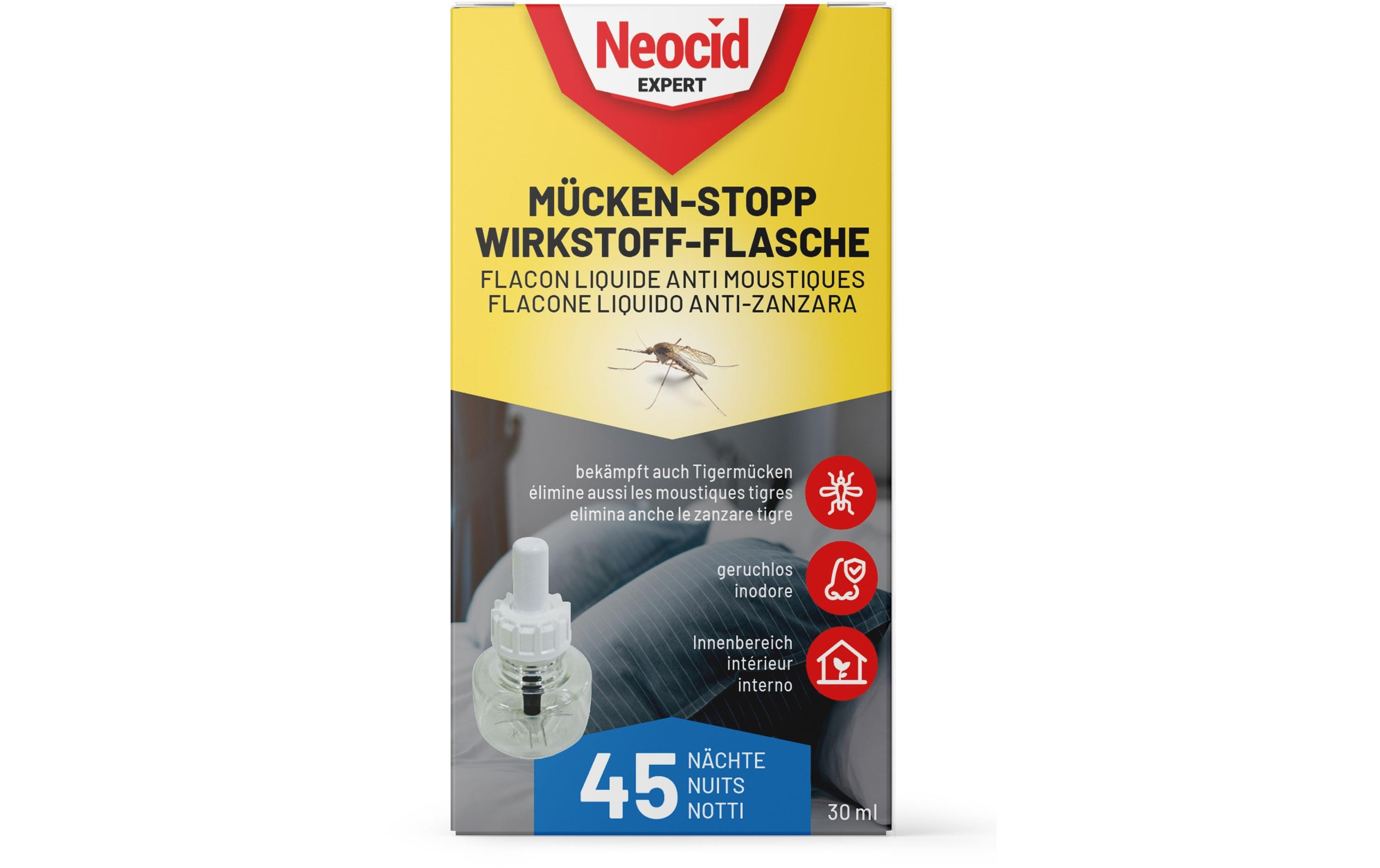 Mückenstecker Mücken-Stopp Wirkstoff-Flasche, 1 StückNachfüll-Wirkstoff-Flasche