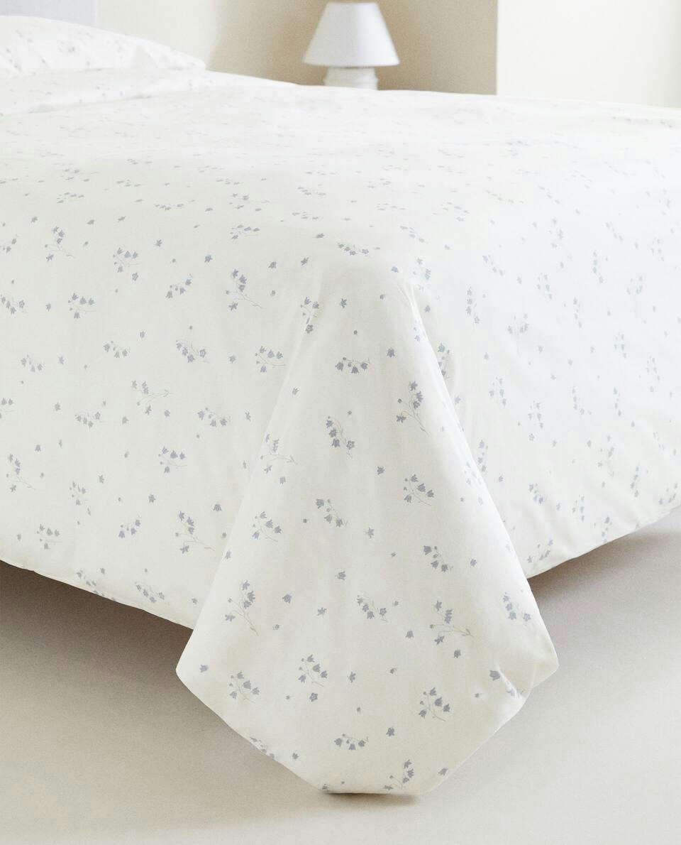CAPA DE EDREDOM COM ESTAMPA FLORAL