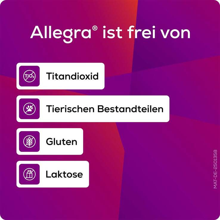 Allegra Allergietabletten 20 mg Schmelztabletten, 6 St