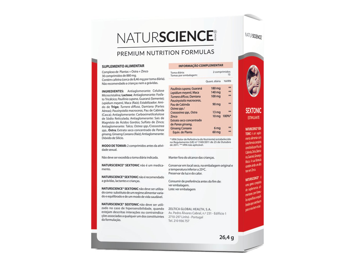 SUPLEMENTO NATURSCIENCE SEXTONIC 30 COMP