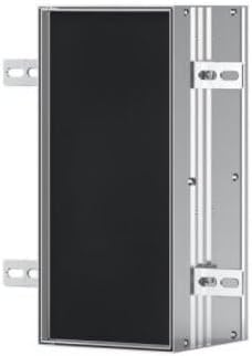 EMCO Asis Plus Unterputz-WC Modul mit Toilettenpapierhalter, Bad Schrank für unsichtbaren Stauraum mit Push to Open und 2 Fächern, Türanschlag Links, Papier Seitlich