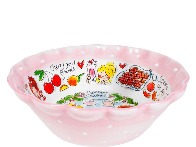 Roze Fruit Schaal ø23,5cm
