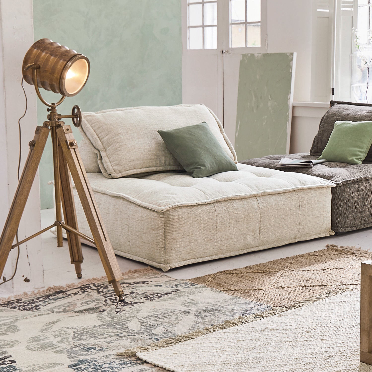 Loungesofa Tesshill leinen