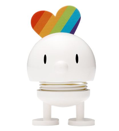 Hoptimist Baby Bumble - Rainbow - 7 cm - Weiß