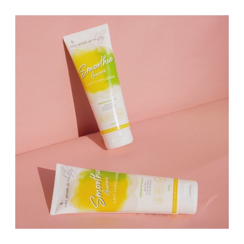 Lait sans rinçage très nourrissant Smoothie Ananas Les Secrets de Loly 250ml