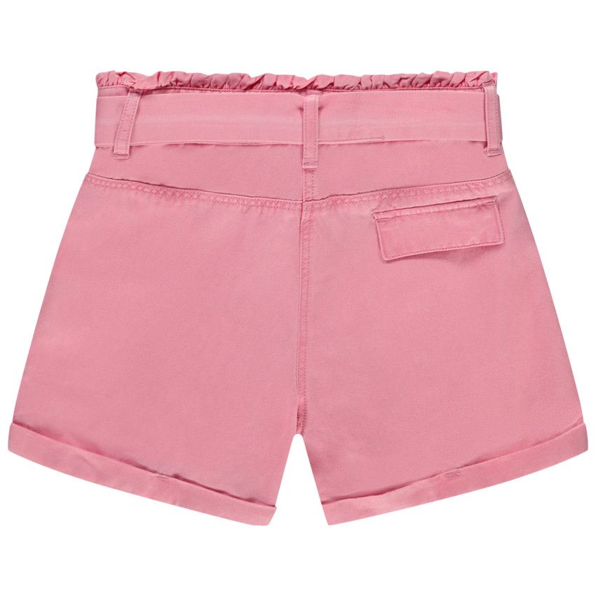 Short paperbag avec ceinture à nouer pour fille - Multicolore