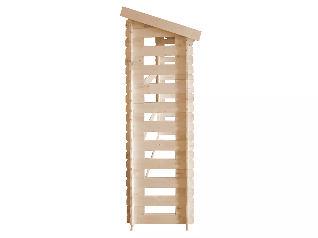 TIMBELA M201 Abri à bûches -l86xL184xH200 cm/ 0.9 m2