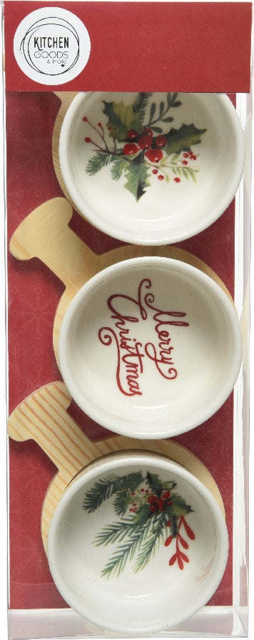 Kitchen Goods & More tapasset Merry Christmas wit 31 x 12 x 4,6 cm 6-delig