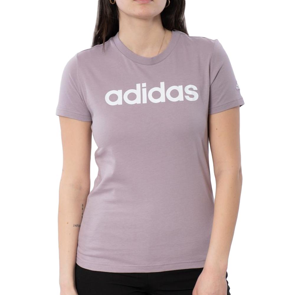 Adidas T-shirt Violet Femme Adidas Lin