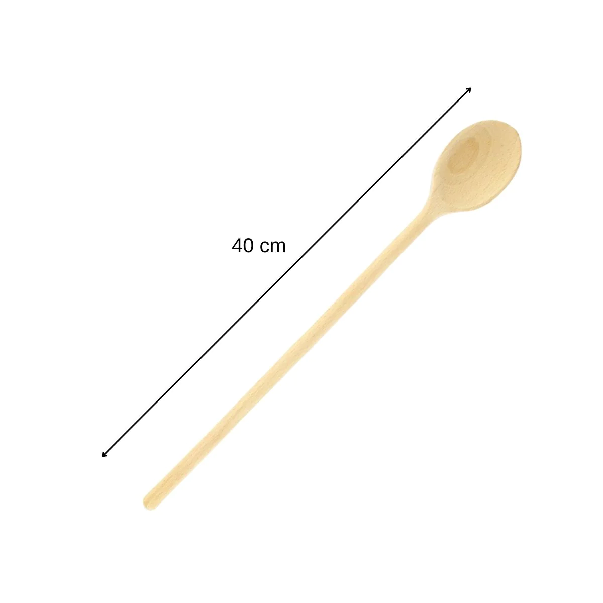 Cuillère de cuisine en bois 40 cm Wood Edition Fackelmann
