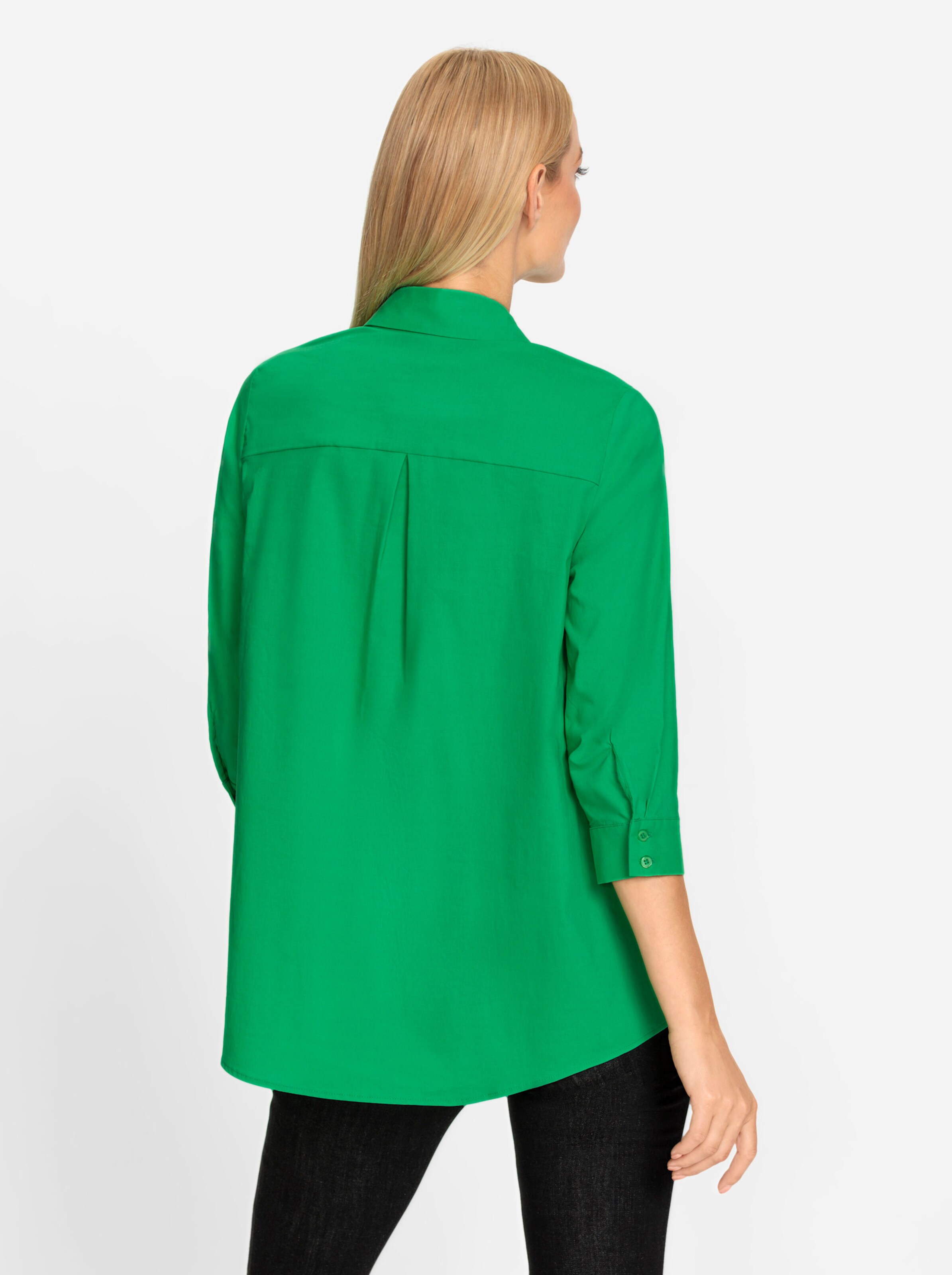 heine Bluse in grasgrün
