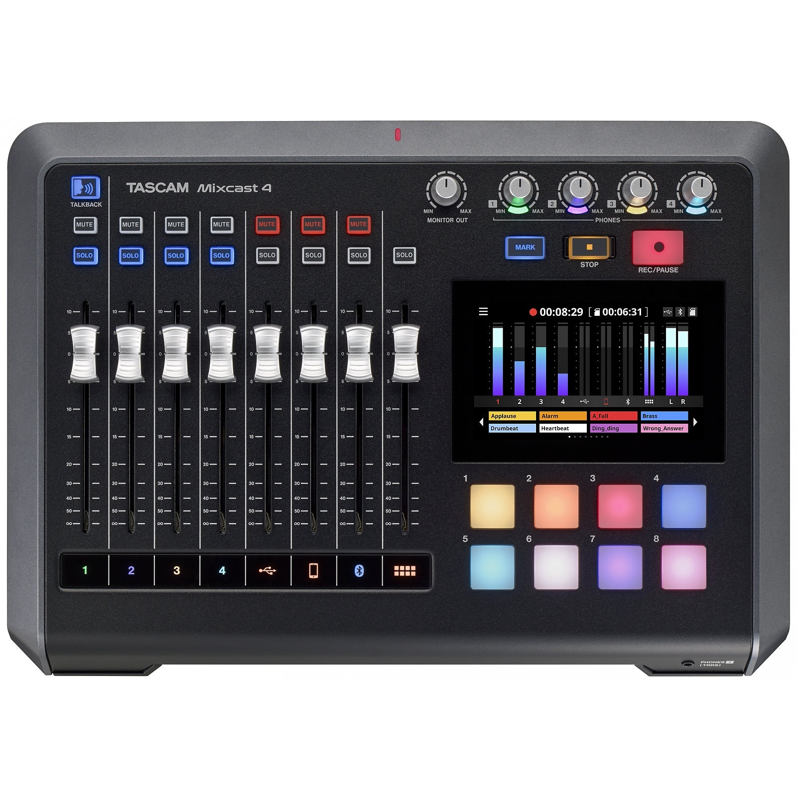 Tascam Mixcast 4 podcast recording console
