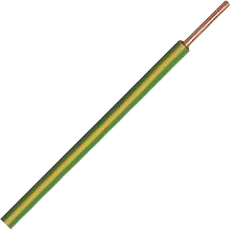 Waskonig VD H07 V-U 2,5mm geel/groen 100m