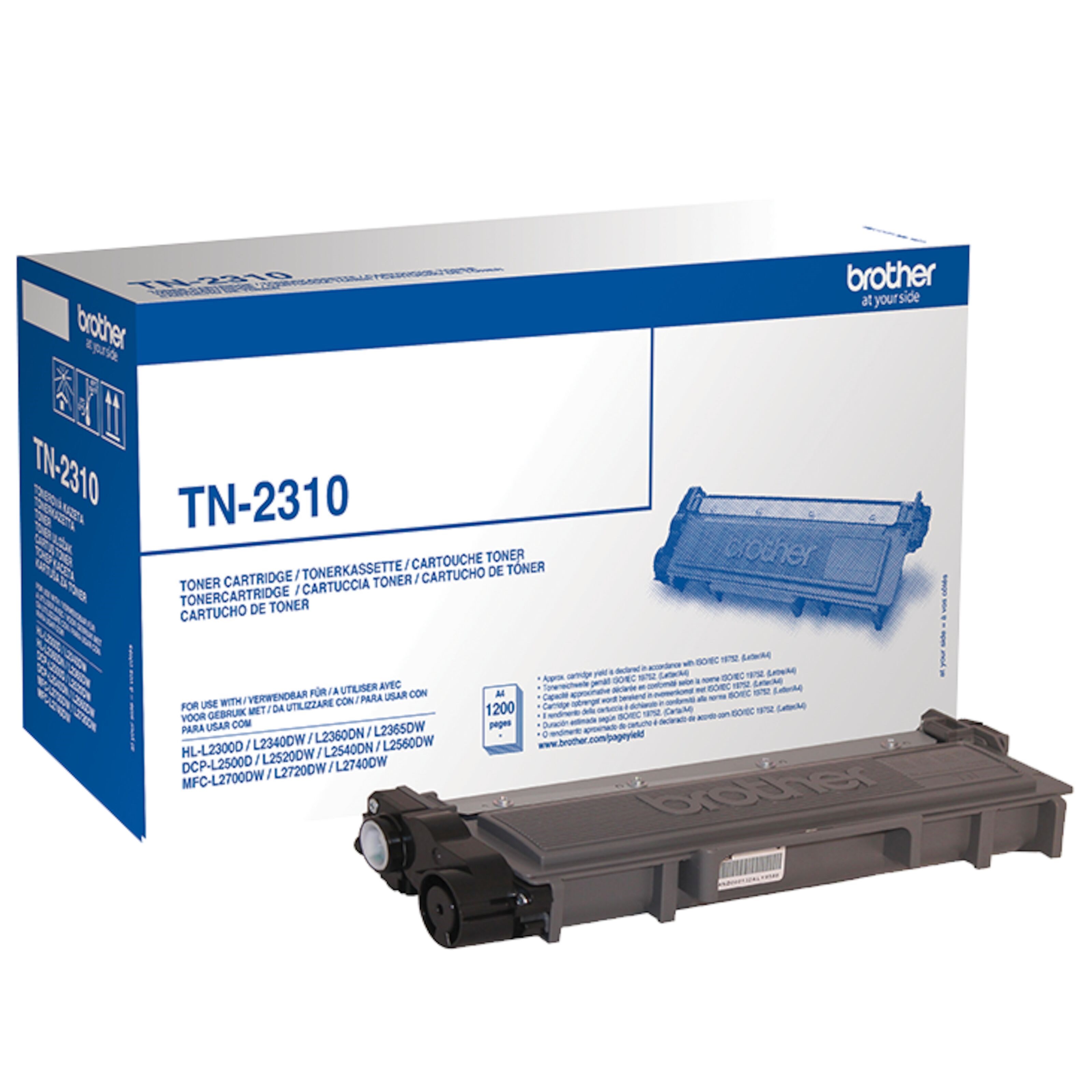 Brother Toner TN-2310 - Svart