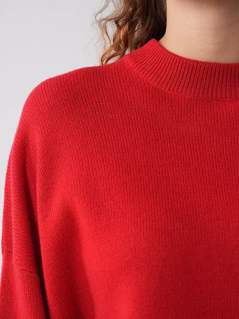 DAVIDA Kaschmirpullover rot