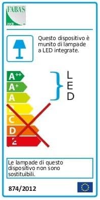 Fabas Luce Pendelleuchte LILA, E27, 1-flammig, IP20, azurblau
