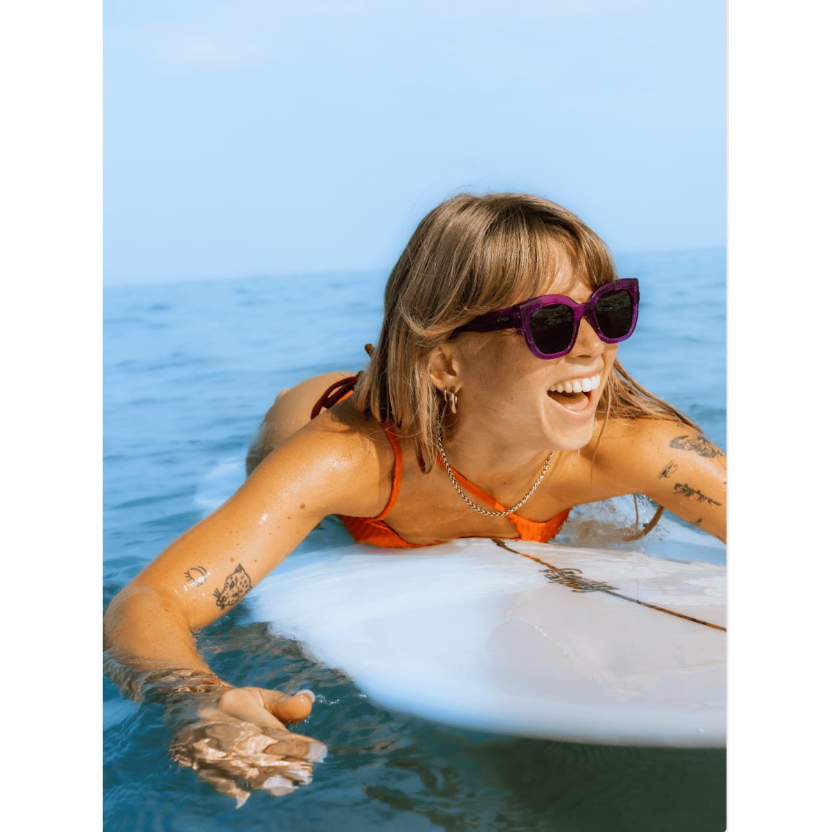 Moken Vision Monroe Purple Grey POLARIZED