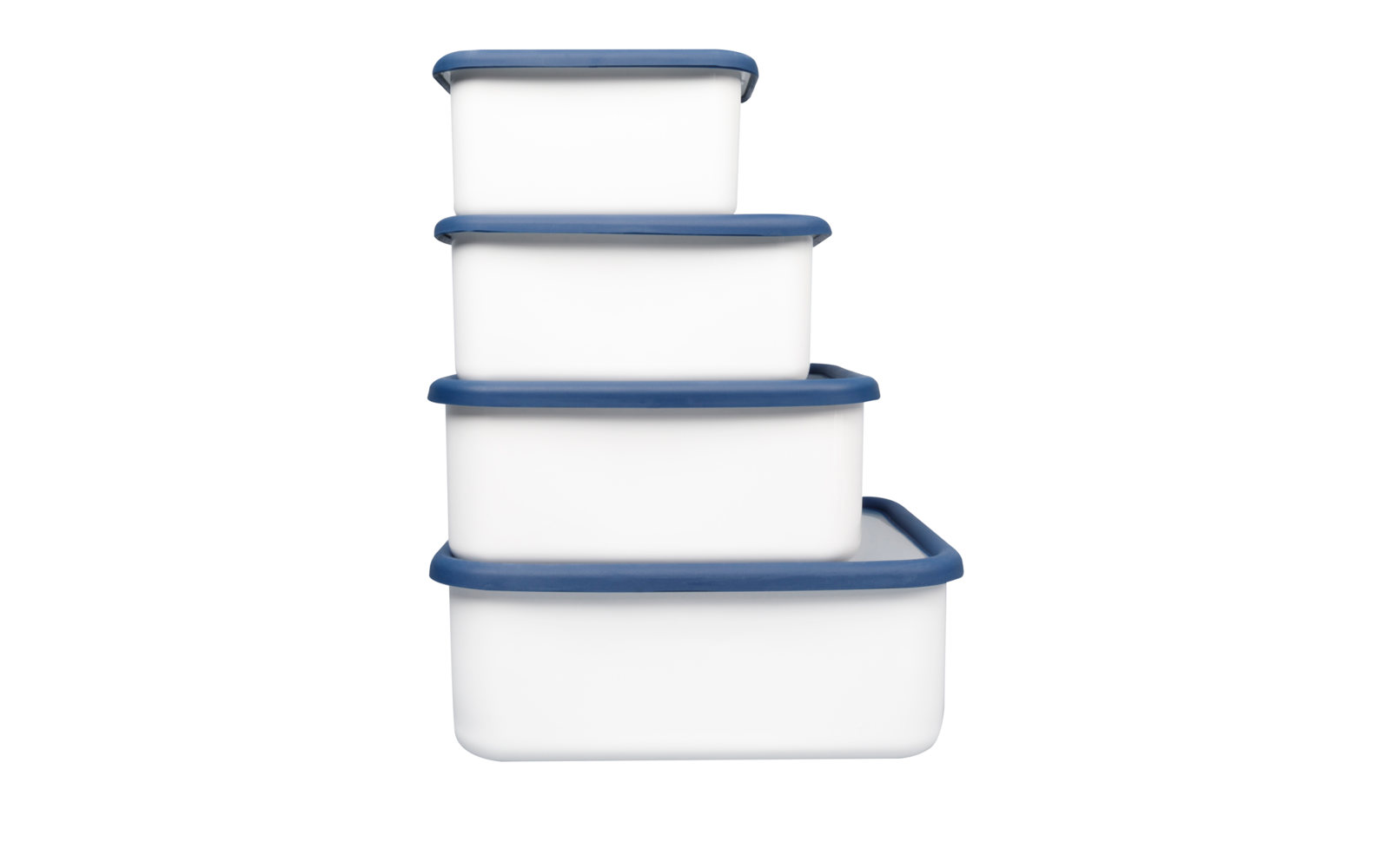 HoneyWare Emaille Frischhaltedose S hoch 0,7 Liter blau