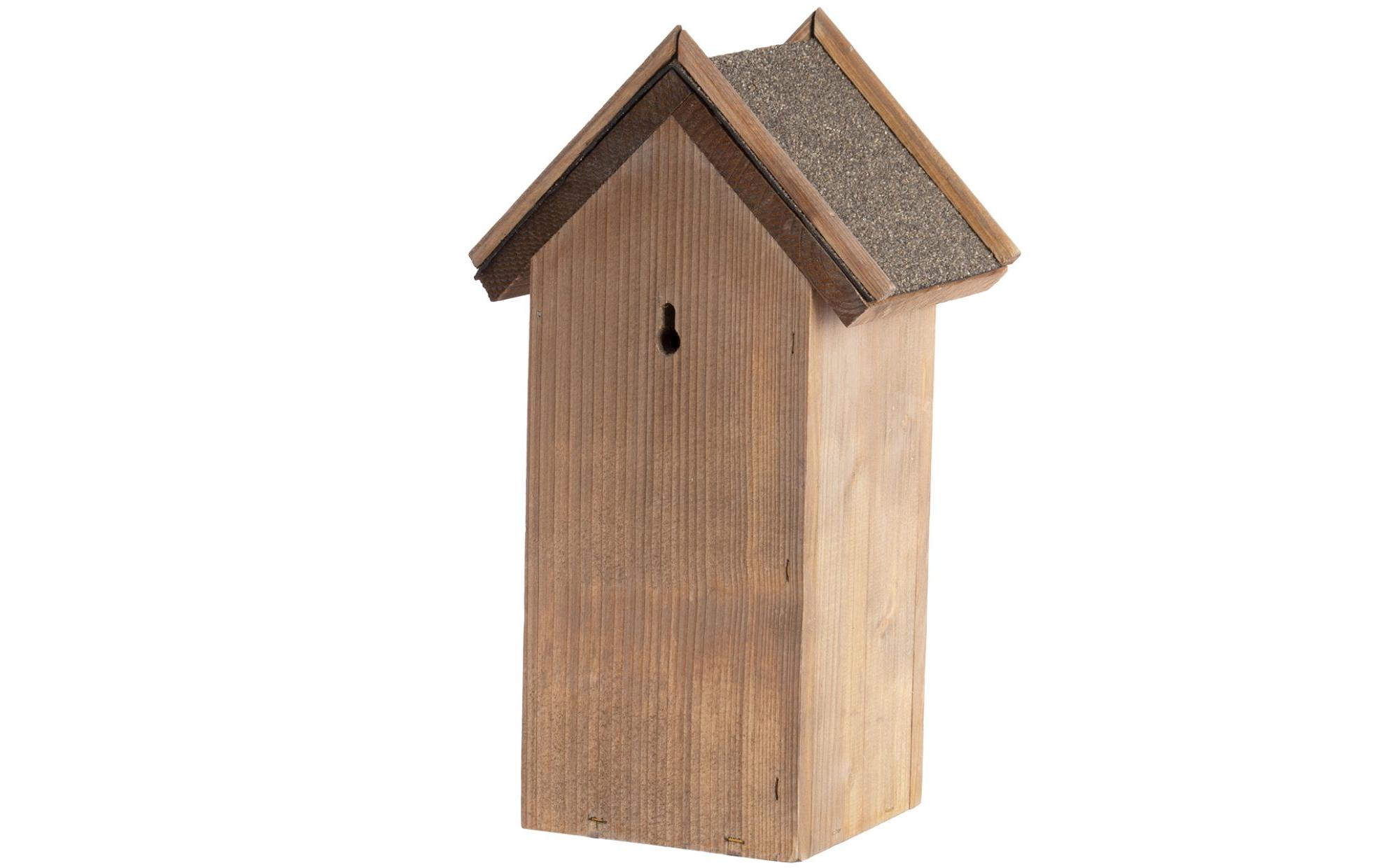 Nistkasten Kohlmeise mit BitumendachTraditioneller Nistkasten aus Holz