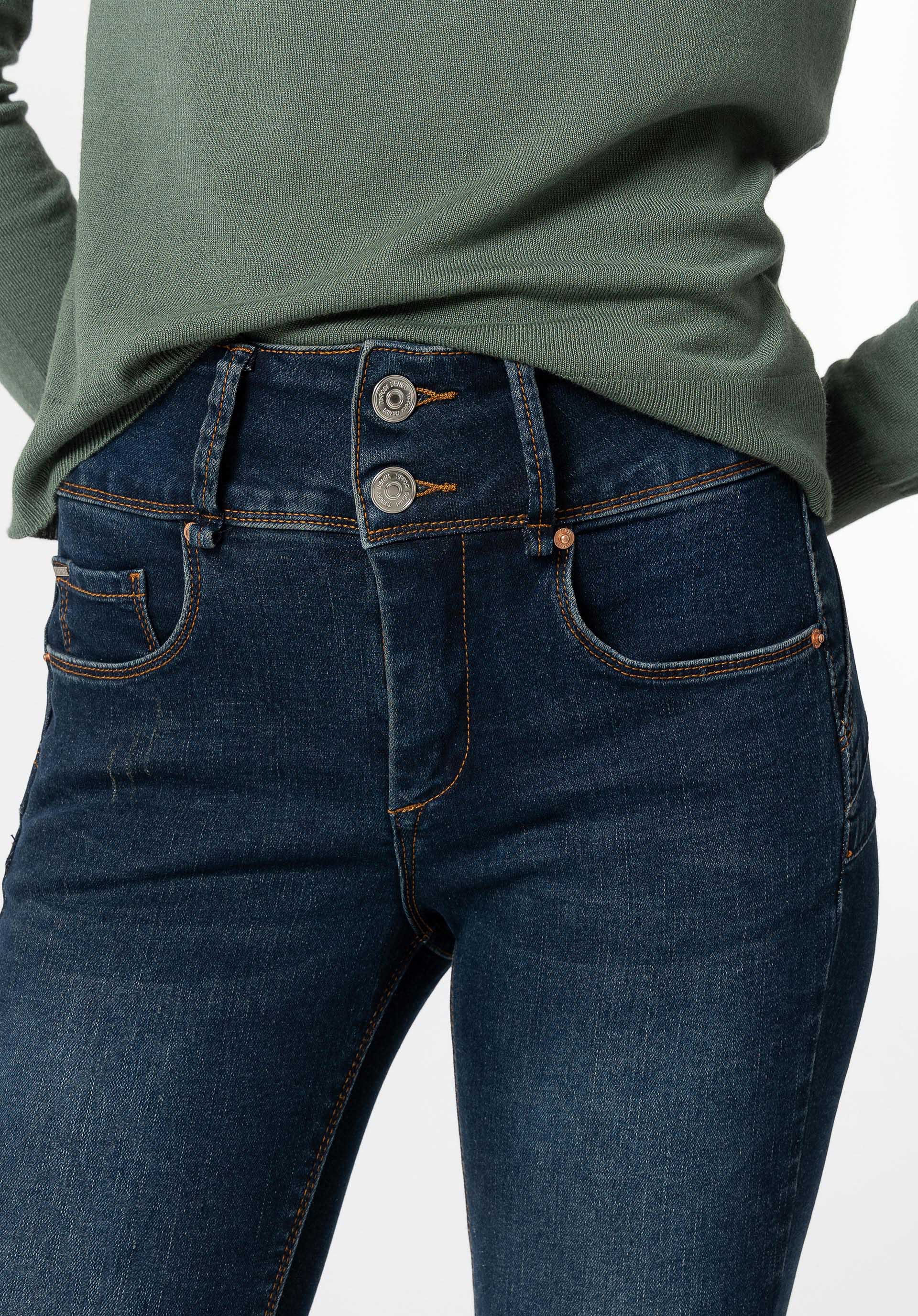 Jeans Double-up Skinny Cintura Alta