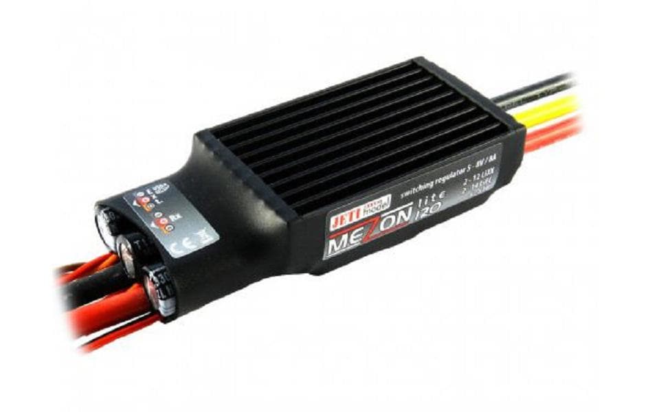Brushless Regler MEZON 120 LITE 120A, 2-8S, S-BEC<br>Brushless ESC für Flugmodelle mit BEC & Telemetrie