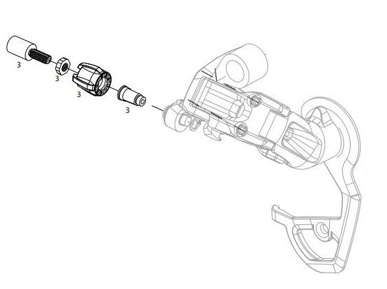 Sram Red 2008-2011 Kabelspændings Bolt