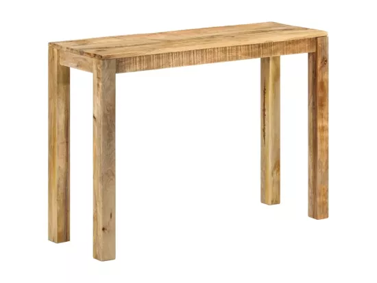 Table console 110x35x76 cm Bois de manguier brut