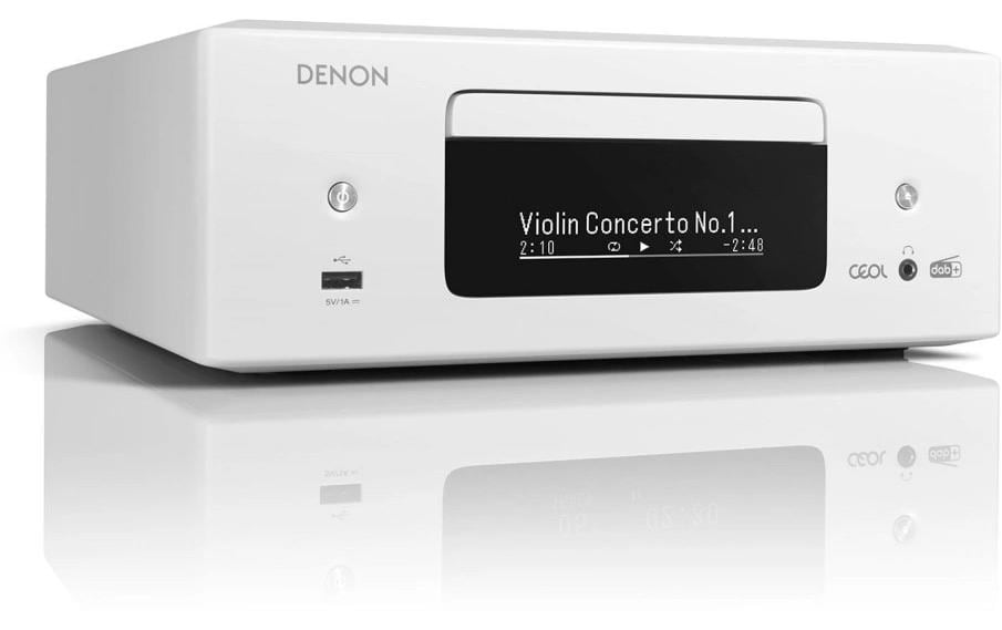 Stereo-Receiver RCD-N12DAB Weiss<br>Design-Komplettsystem mit CD-Player, DAB-/UKW-Radio, HDMI ARC und Streaming