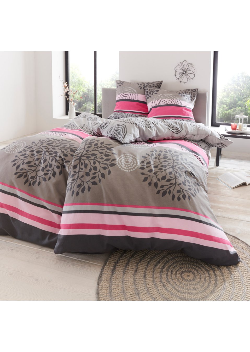 Parure de lit motif cercles