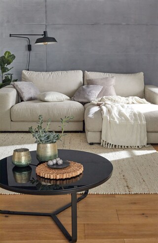Wollteppich WOLFEGG Bubbles 170 x 230 cm beige