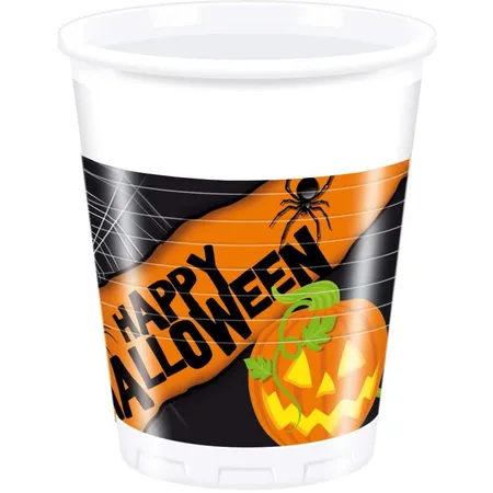 Procos Halloween Partybecher, 200ml, 8 Stück