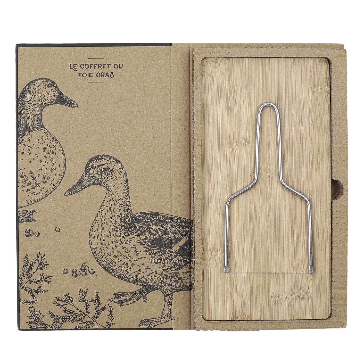 COFFRET FOIE GRAS LYRE ET PLANCHE DECOUPE