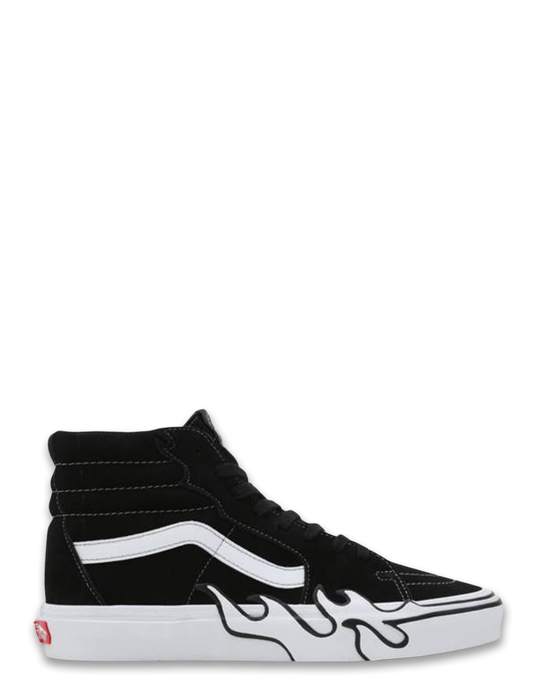 vans Sneakers montantes femme mixte ua sk8-hi flame suede noir