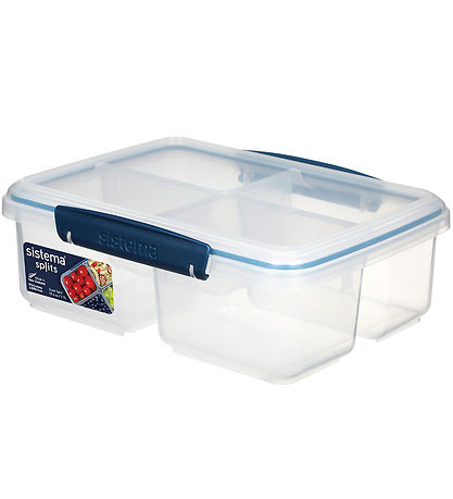 Sistema Brotdose - 1,7 l Quad-Split - Dunkelblau