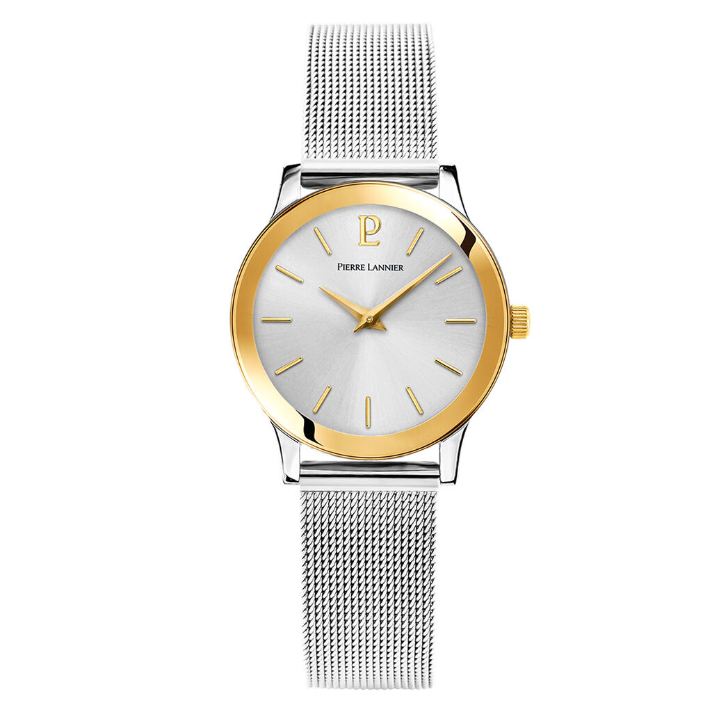 Montre Pierre Lannier Week End Ligne Pure Argent