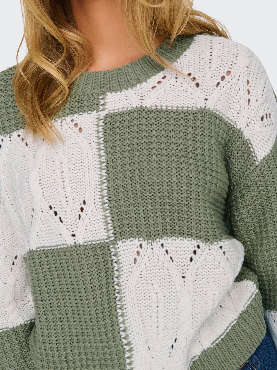 JDYJUSTY Strickpullover Sea Spray