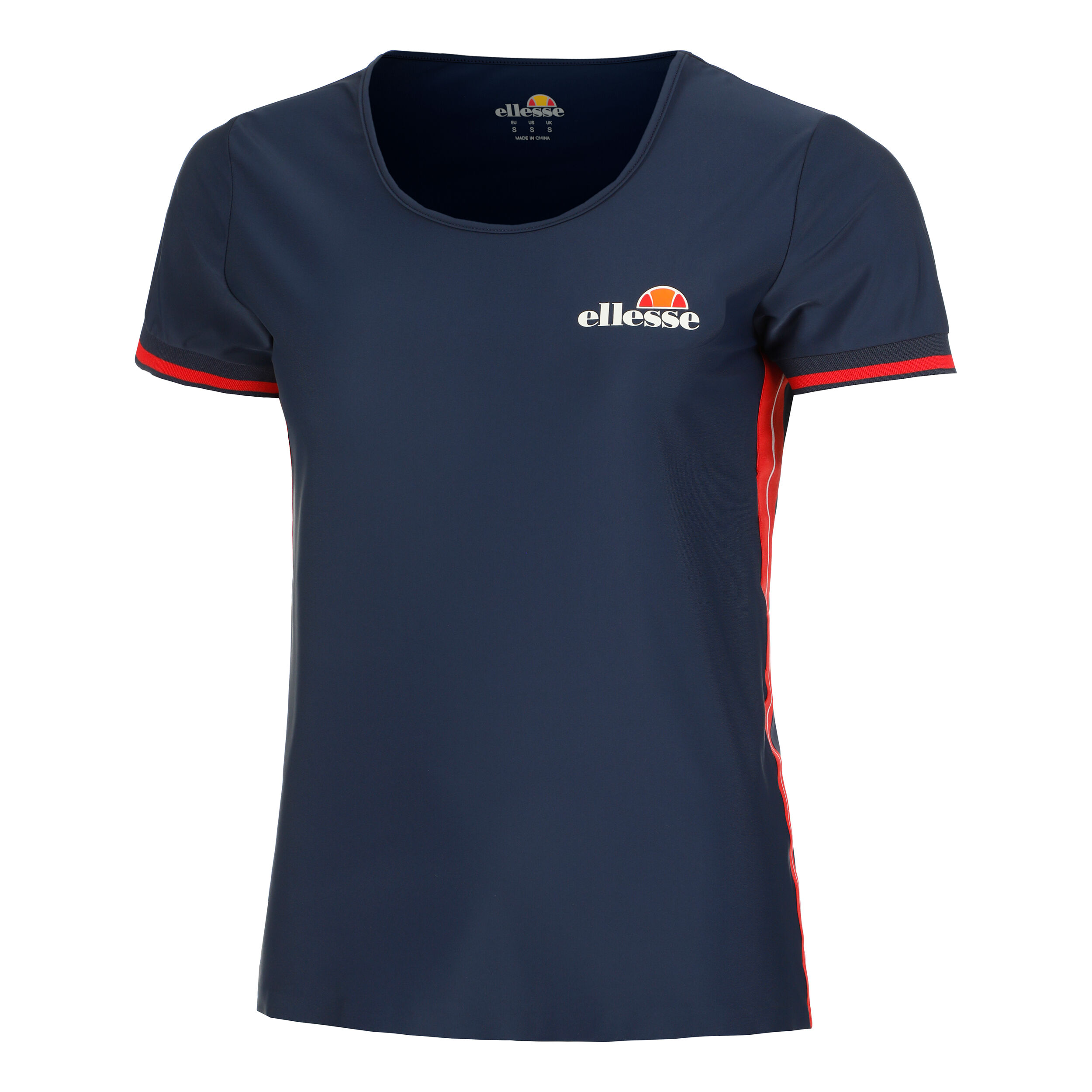 Ellesse Pierce T-shirt Femmes - Bleu Foncé , Rouge