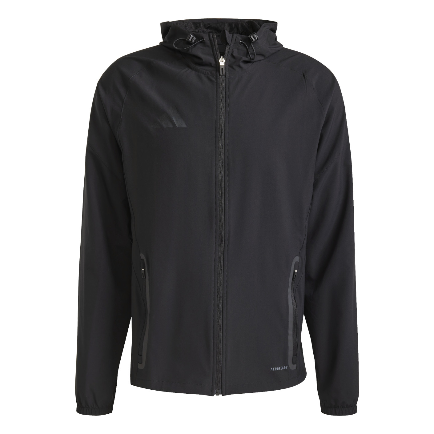adidas Tiro 25 Vis Tech Competition Hooded Trainingspak Full-Zip Zwart Donkergrijs