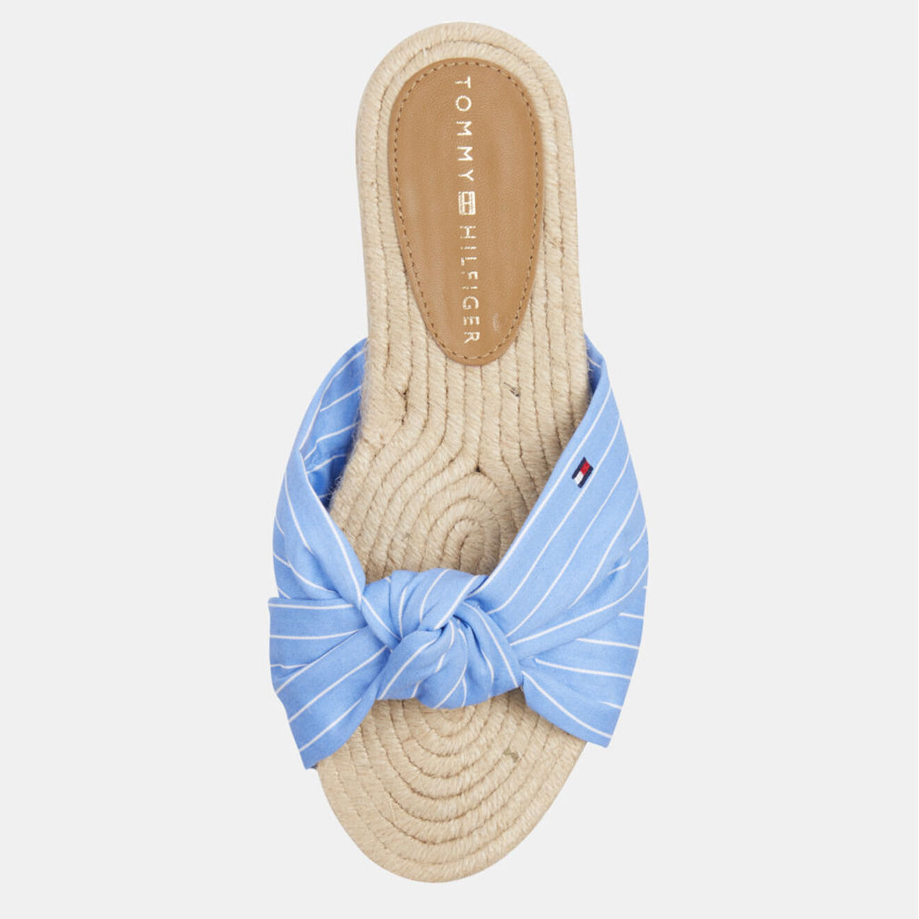 Tommy Hilfiger Mules rayées bleues