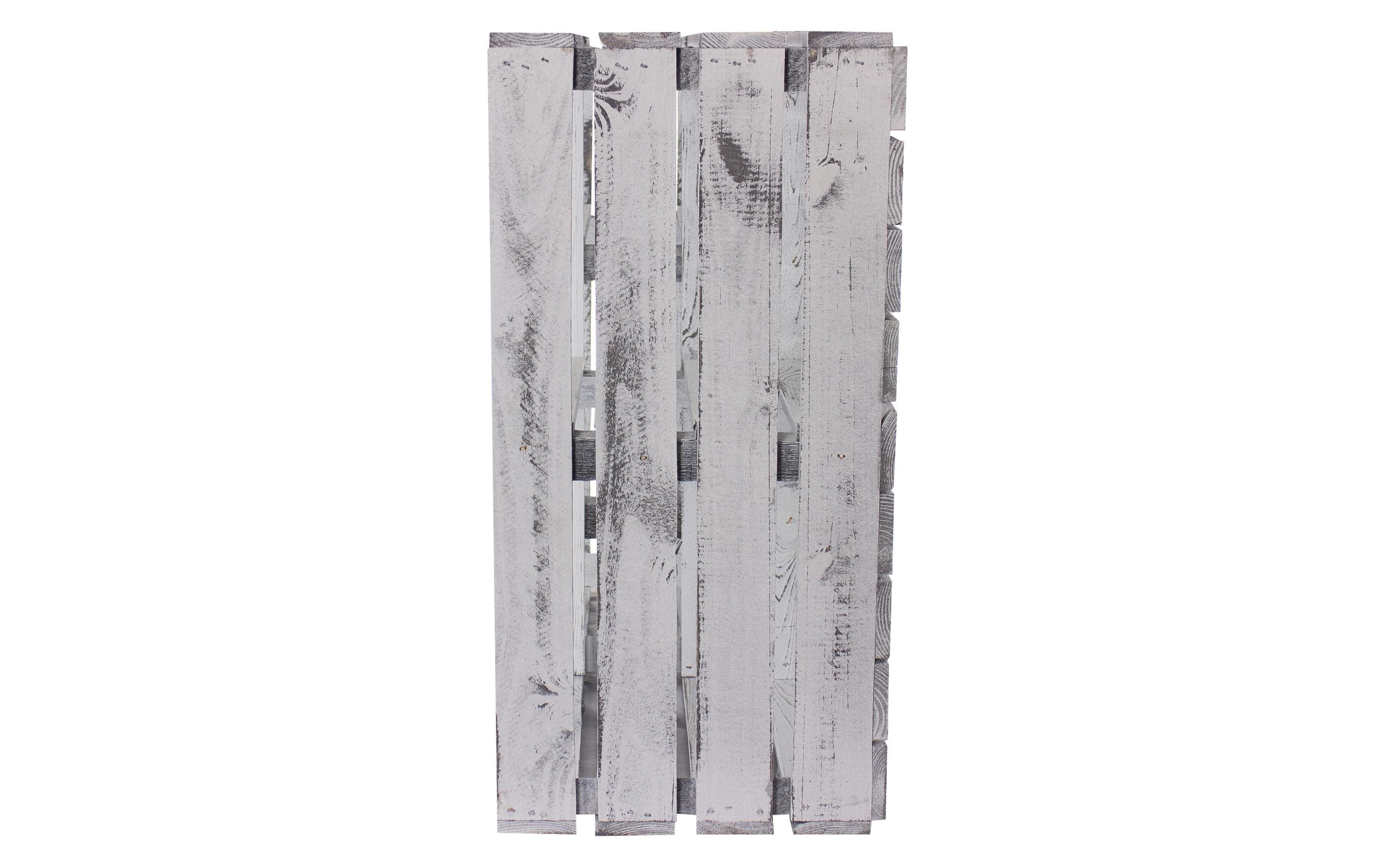 Regal Vintage Shabby, Weiss, 77 x 68 cmRegal im Holzharassen Stil