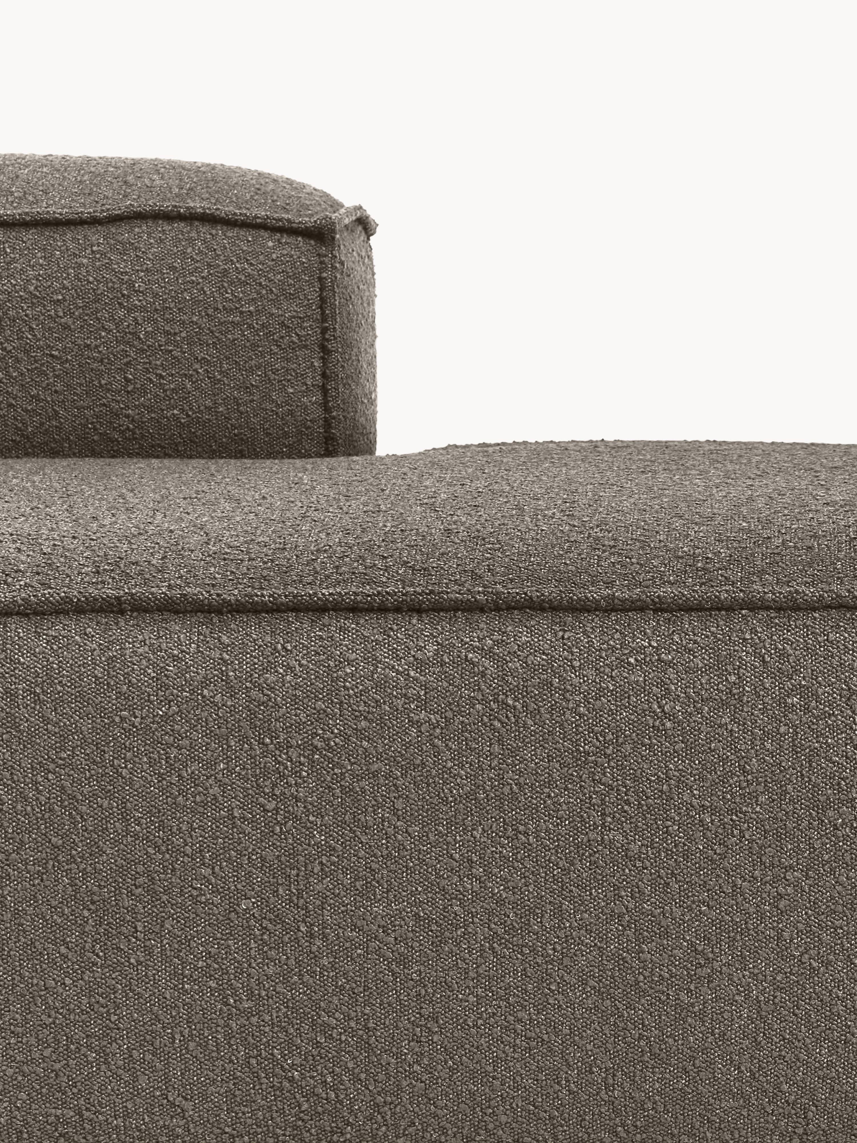 Modulaire XL chaise longue Lennon uit bouclé