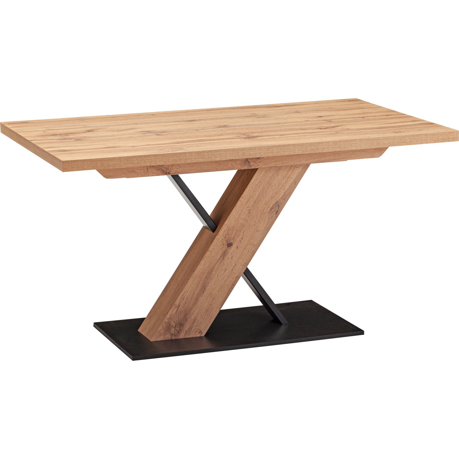 Tisch Kota Dekor Appalachian Oak ohne Auszug 138 x 75.5 x 90 cm