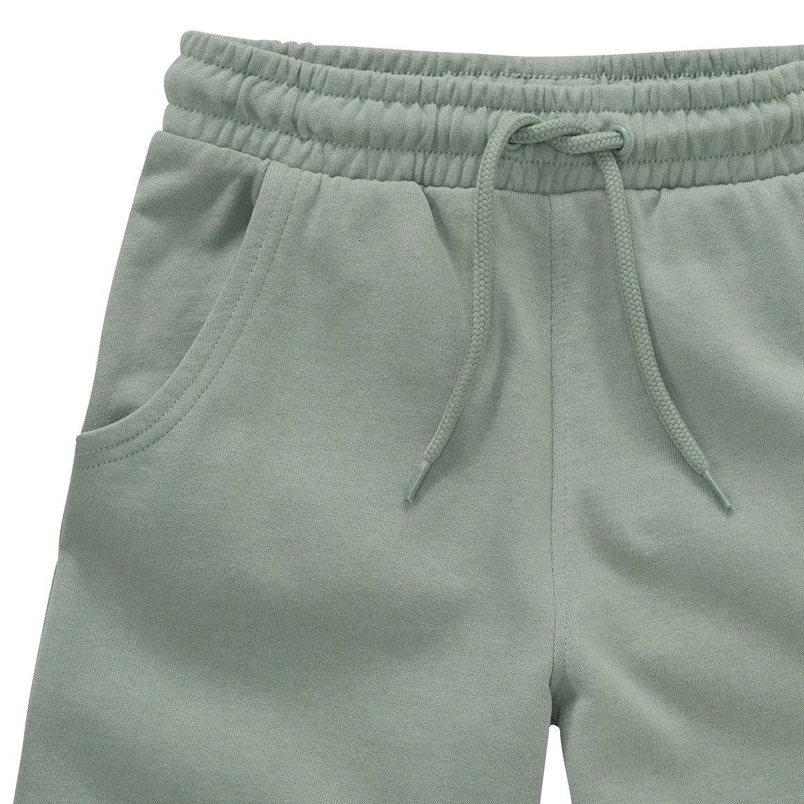 Topolino Jungen Joggingshorts aus Bio-Baumwolle salbei