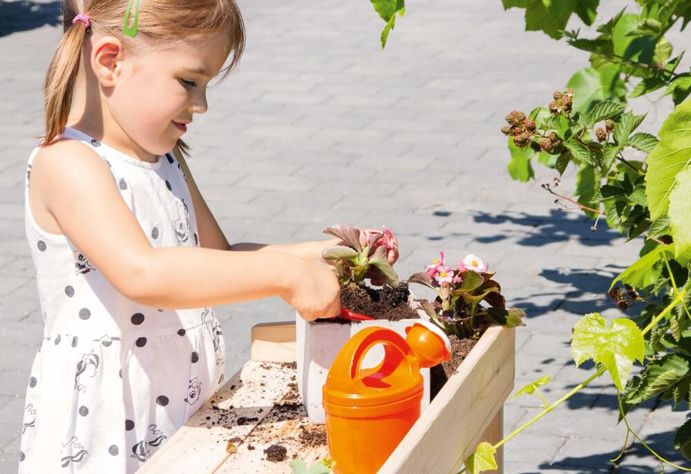 Kinder-Pflanztisch 'Käthe', natur