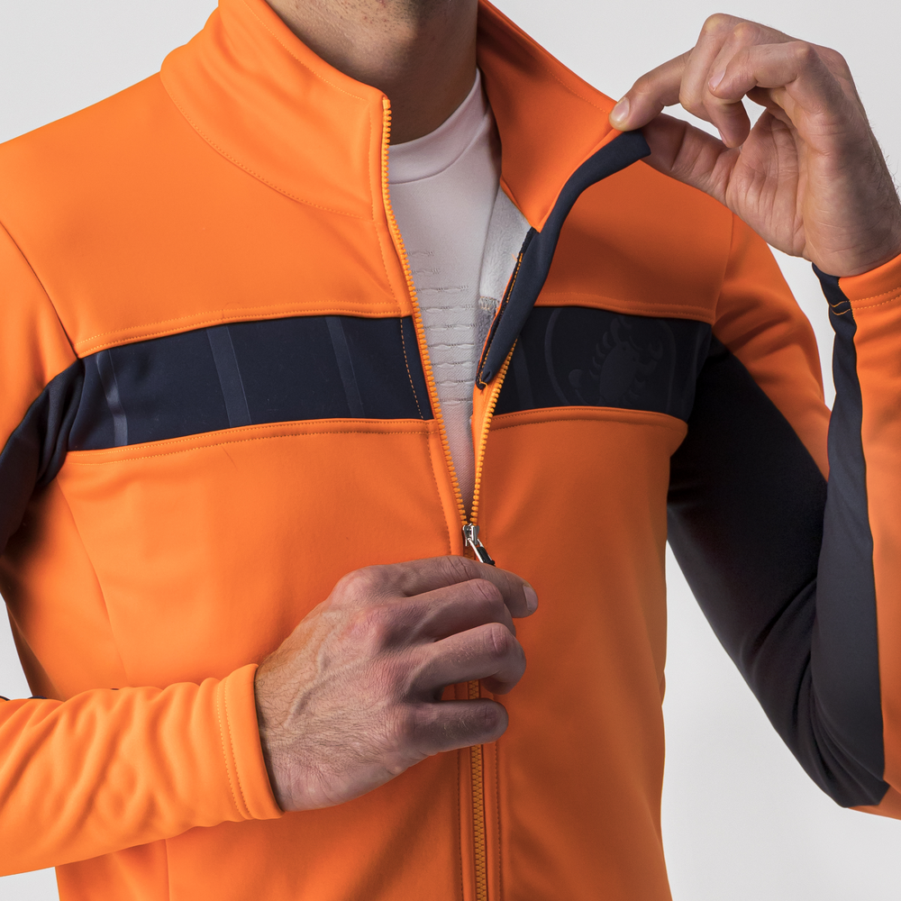 Castelli Mortirolo VI cykeljakke herre orange