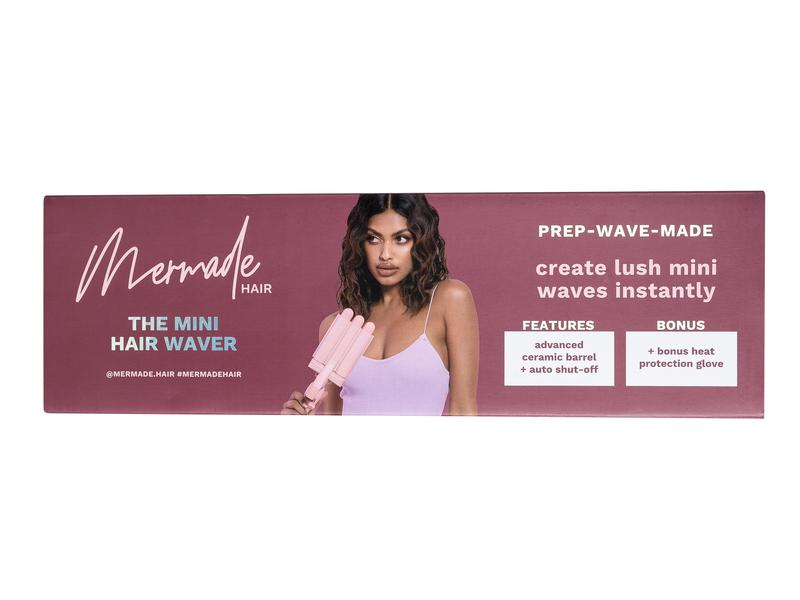 Mermade Profiwelleneisen Pro Mini Waver 25 mm Pink Professionelles Welleneisen