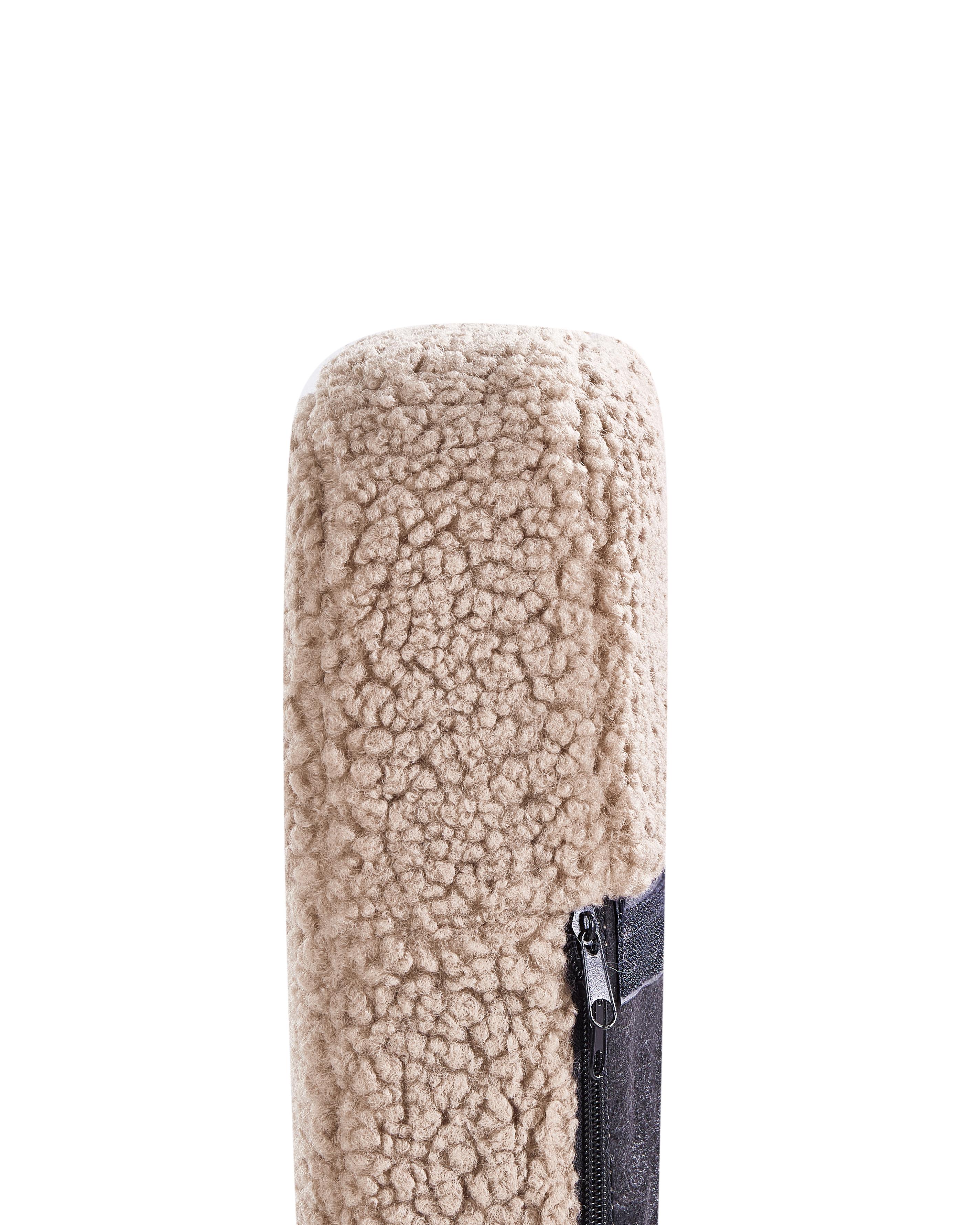 Schommelstoel LUOMA Bouclé Beige