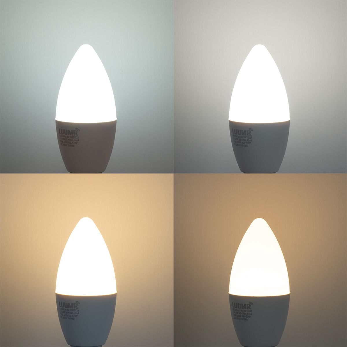 E14 dimbare LED lamp C37 opaal 4.9W 470 lm 2700-6500K